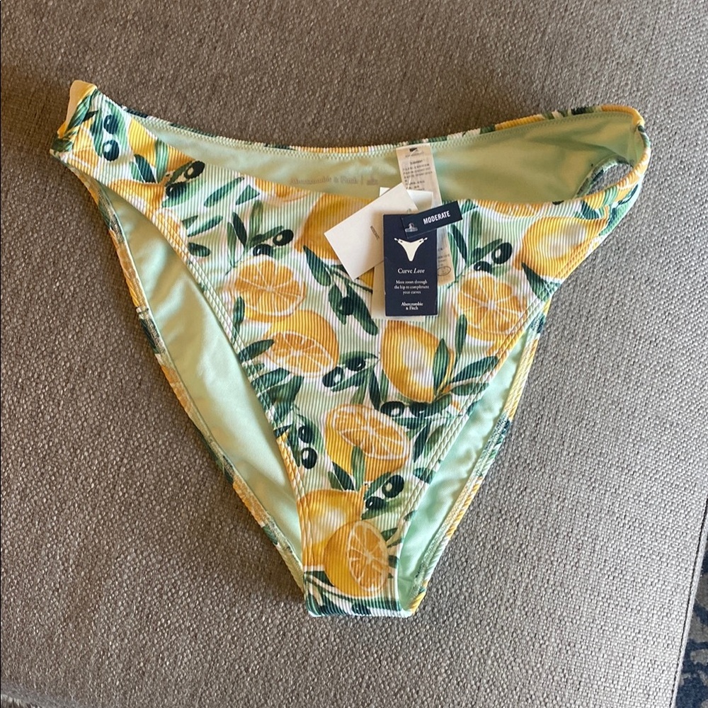 Lemon Print Bikini Bottom